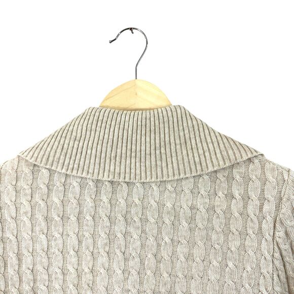 Vintage Kimberly 10 Cashmere Blend Cardigan Sweater Cable Knit Womens READ - Picture 11 of 16